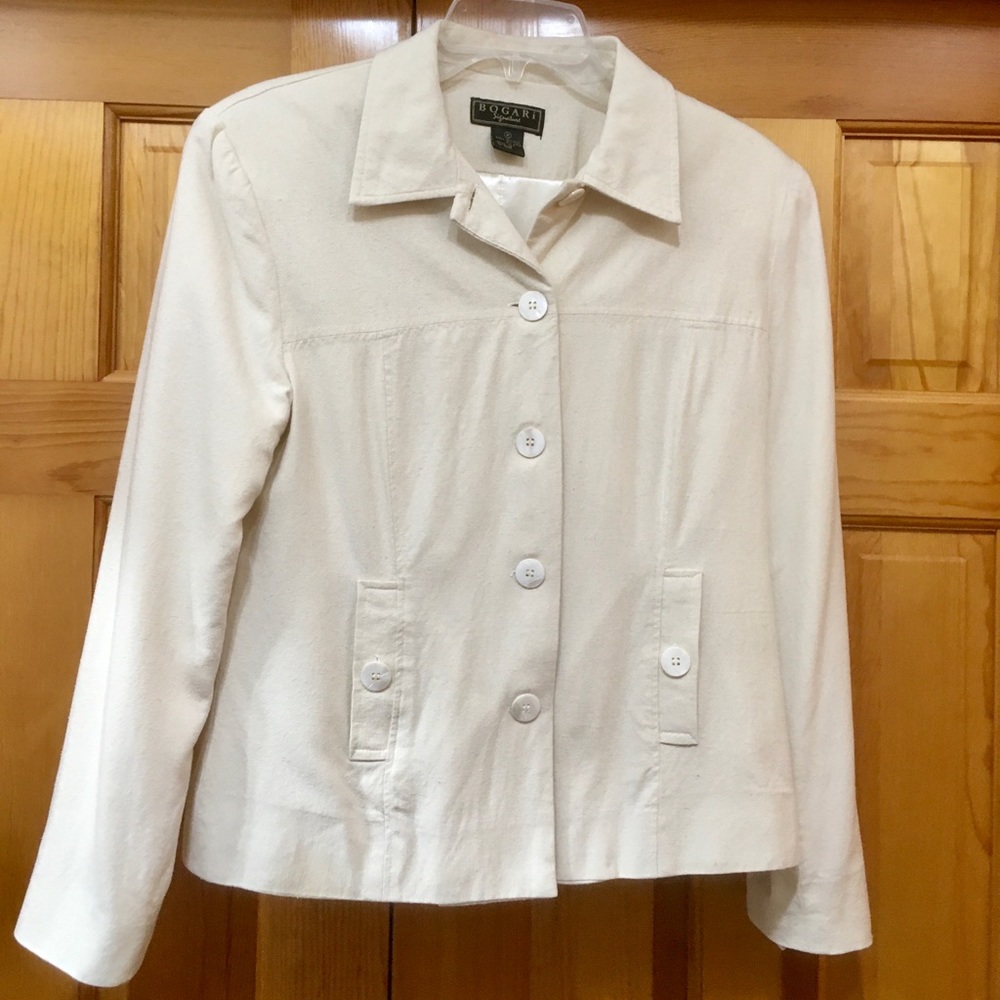 Vintage Bogari silk & linen lined jacket